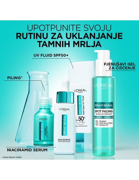 L'Oreal Paris Bright Reveal UV fluid protiv tamnih mrlja 50ml