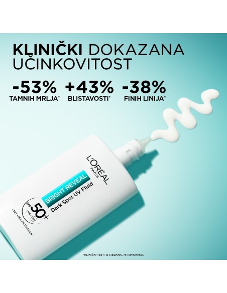 L'Oreal Paris Bright Reveal UV fluid protiv tamnih mrlja 50ml