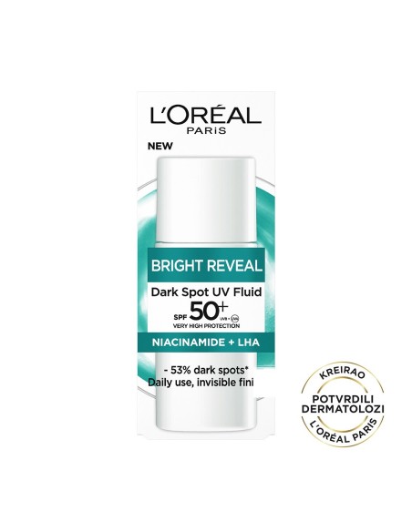 L'Oreal Paris Bright Reveal UV fluid protiv tamnih mrlja 50ml