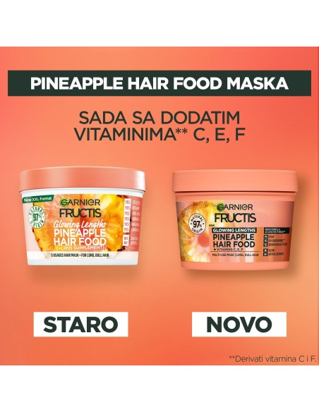 Garnier Fructis Hair Food Pineapple maska za kosu 390 ml