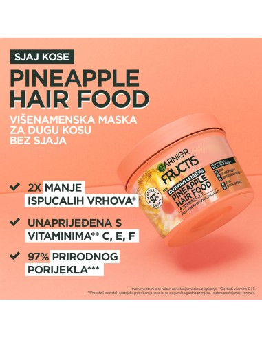 Garnier Fructis Hair Food Pineapple maska za kosu 390 ml