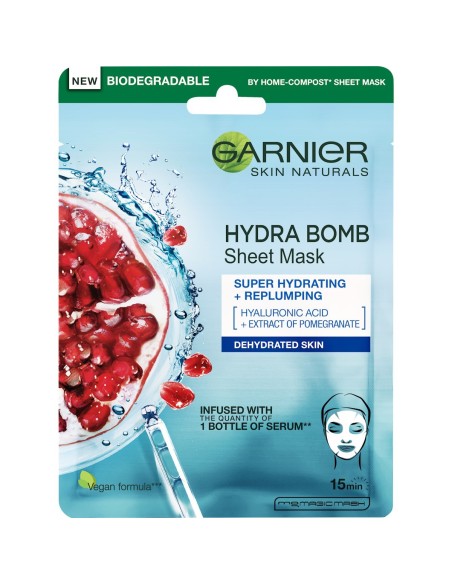 Garnier Skin Naturals Tissue Mask Moisture + Aqua Bomb Maska za lice
