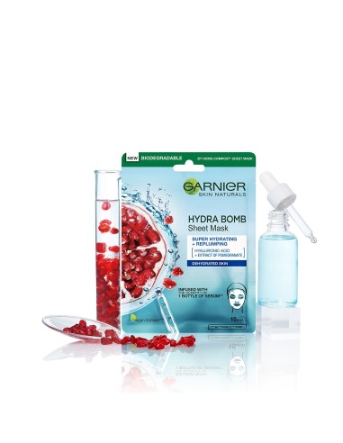 Garnier Skin Naturals Tissue Mask Moisture + Aqua Bomb Maska za lice