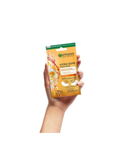 Garnier Skin Naturals Eye Tissue maska za oči protiv tamnih krugova
