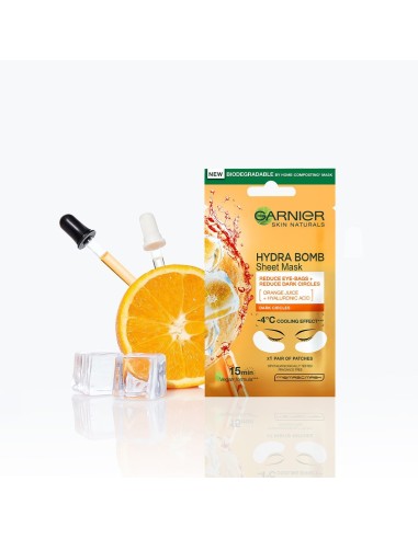 Garnier Skin Naturals Eye Tissue maska za oči protiv tamnih krugova