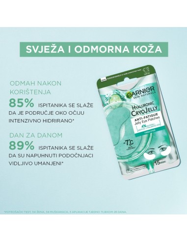 Garnier Skin Naturals Jelly gel-maska za oči sa efektom hlađenja