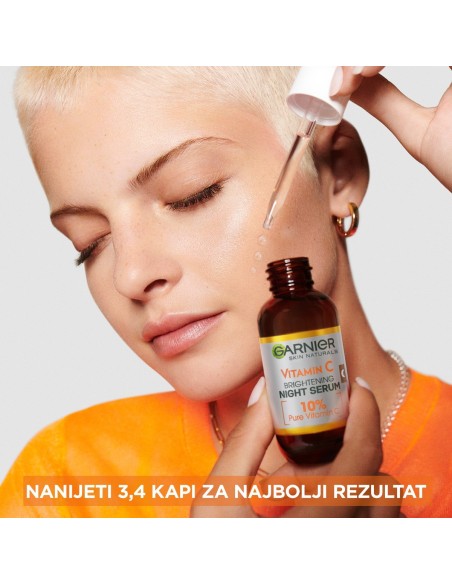 Garnier Skin Naturals Vitamin C noćni serum za blistavu kožu 30ml