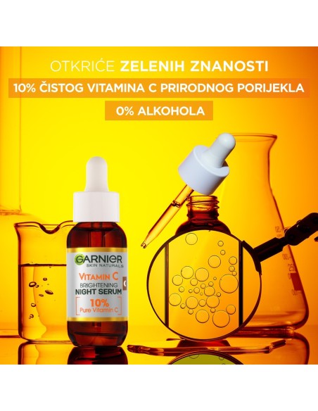 Garnier Skin Naturals Vitamin C noćni serum za blistavu kožu 30ml