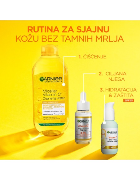 Garnier Vitamin C* 2U1 Serum-krema za blistavu kožu SPF25