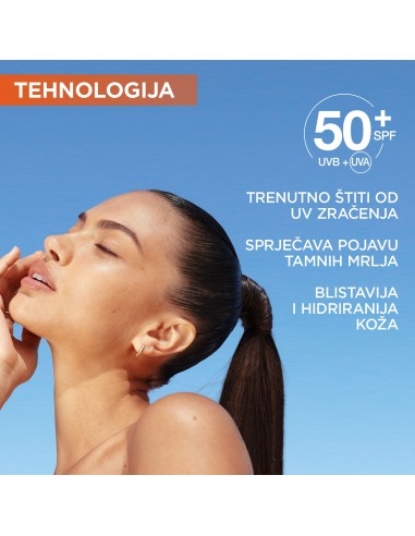 Garnier UV sprej s Vitaminom C* za blistavu kožu SPF50+
