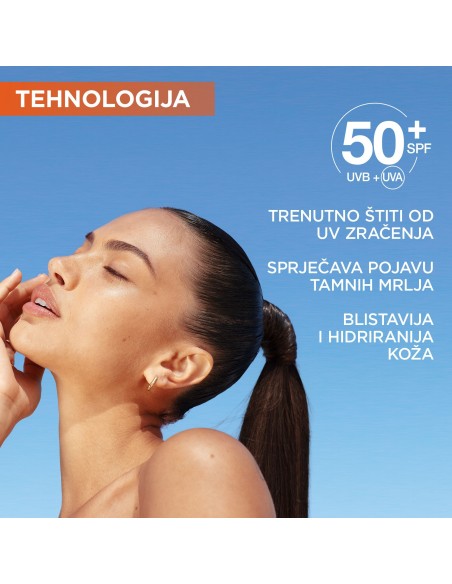 Garnier UV sprej s Vitaminom C* za blistavu kožu SPF50+