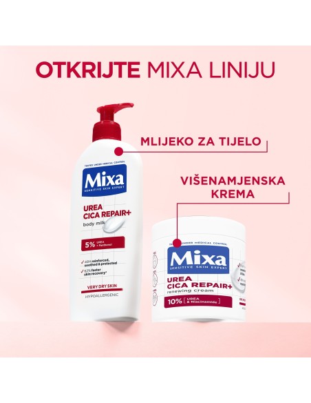 Mixa Urea Cica Repair obnavljajuća krema za suhu kožu 400 ml