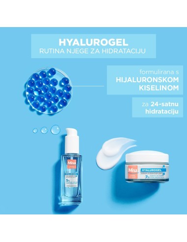 Mixa Hyalurogel Light intenzivna hidratacija, osjetljiva normalna i dehidrirana koža 50 ml