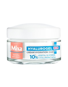 Mixa Hyalurogel Rich njega za intenzivnu hidrataciju osjetljive i suhe kože 50 ml
