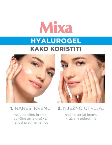 Mixa Hyalurogel Rich njega za intenzivnu hidrataciju osjetljive i suhe kože 50 ml