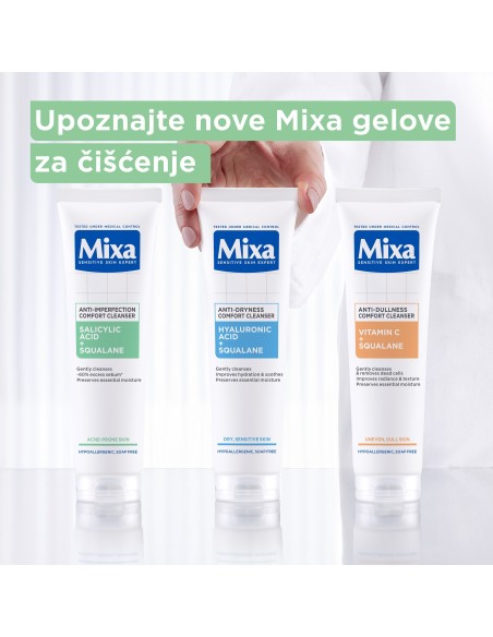 Mixa Gel za čišćenje lica protiv nepravilnosti 150 ml
