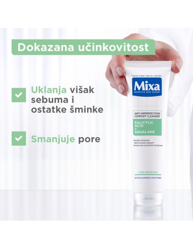 Mixa Gel za čišćenje lica protiv nepravilnosti 150 ml