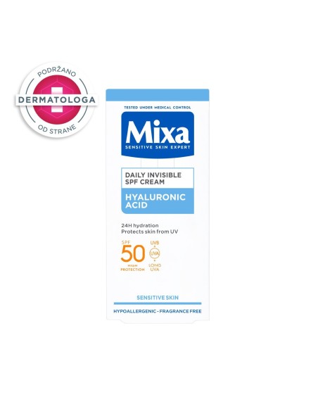 Mixa Invisible dnevna krema SPF 50