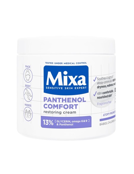 Mixa Panthenol Comfort umirujuća krema za kožu sklonu atopiji 400ml