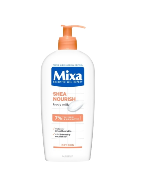 Mixa Shea Nourish intenzivno hranjivo mlijeko za tijelo za suhu kožu 400ml
