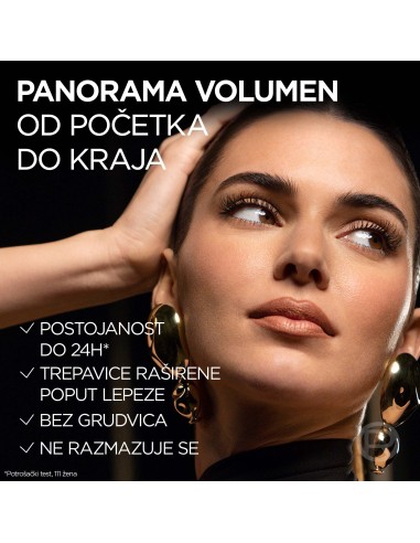 L'Oréal Paris Panorama All Night Black Maskara