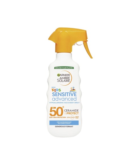 Garnier Ambre Solaire Kids Sensitive Advanced SPF50+ sprej za djecu za zaštitu od sunca 270ml