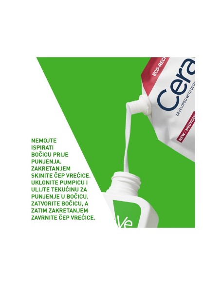 CeraVe Hidratantna emulzija za čišćenje za normalnu do suhu kožu + Refill Promo pakiranje