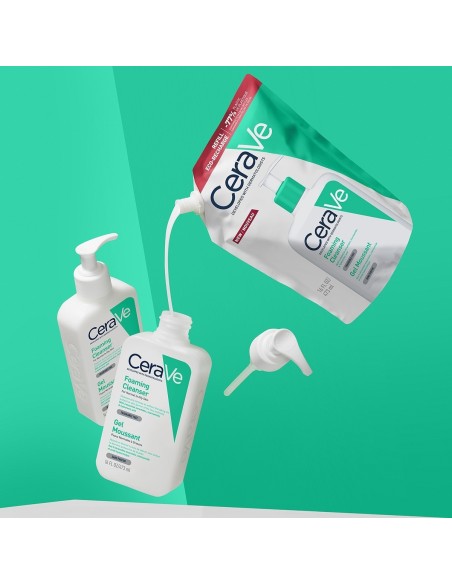 CeraVe Pjenušavi gel za čišćenje za normalnu do masnu kožu + Refill Promo pakiranje