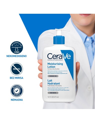 CeraVe Hidratantni losion za suhu do vrlo suhu kožu + Refill Promo pakiranje
