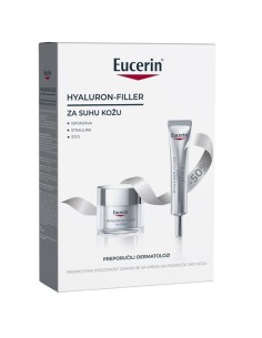Eucerin Anti Age Hyaluron-Filler dnevna krema SPF15 + krema oko očiju Promo pakiranje