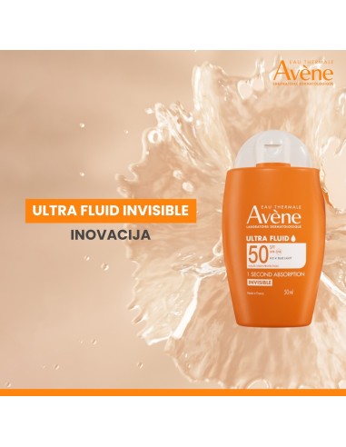 Avene Sun Ultra Fluid nevidljivi SPF 50+