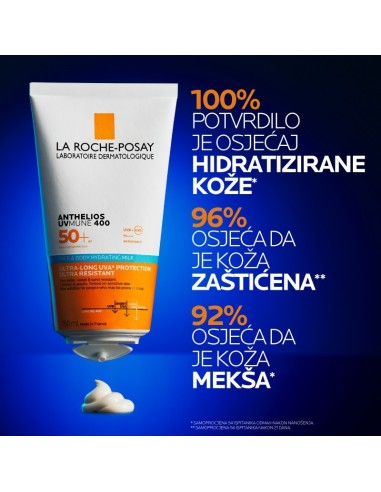La Roche-Posay Anthelios Hidratantno mlijeko za zaštitu od sunca za lice i tijelo SPF 50+