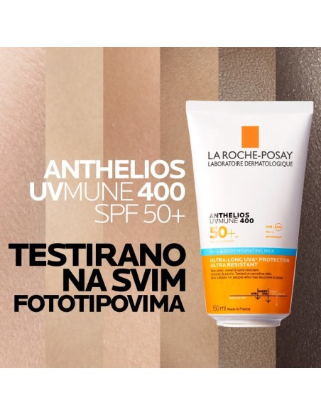 La Roche-Posay Anthelios Hidratantno mlijeko za zaštitu od sunca za lice i tijelo SPF 50+
