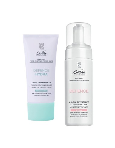 Bionike Defence Hydra Rich krema + Pjena za pranje (Cleansing Mousse) Promo pakiranje