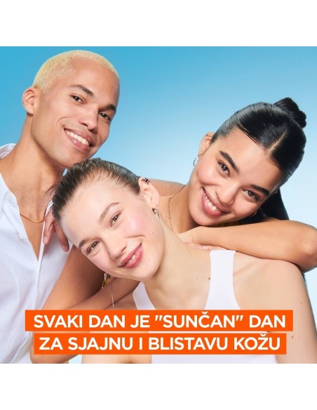 Garnier Skin Naturals Vitamin C dnevni fluid za blistavu kožu SPF50+  40ml