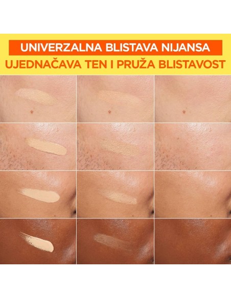 Garnier Skin Naturals Vitamin C dnevni fluid za blistavu kožu SPF50+  40ml