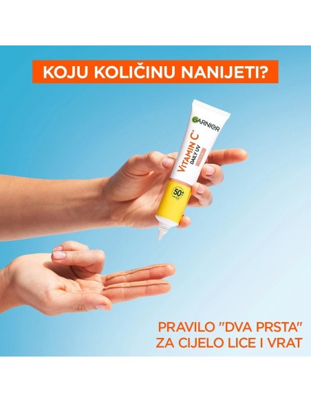 Garnier Skin Naturals Vitamin C dnevni fluid za blistavu kožu SPF50+  40ml