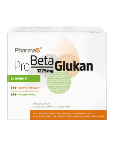 PharmaS Pro Beta Glukan 1275 mg vrećice