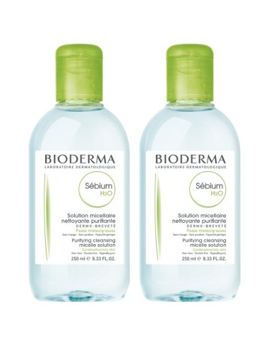 Bioderma Sebium H2O micelarna voda Duo Promo pakiranje
