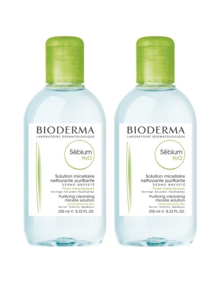 Bioderma Sebium H2O micelarna voda Duo Promo pakiranje