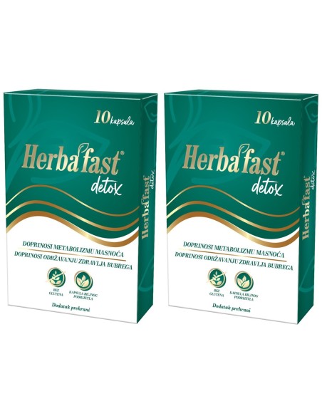 Herbafast detox kapsule 1+1 Promo pakiranje