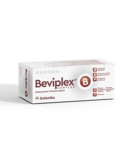 Galenika Beviplex Vitamini B kompleksa tablete