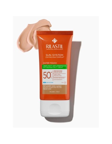 Rilastil Sun System Water Touch Mat Tonirana krema SPF 50+