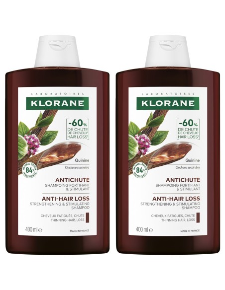 Klorane šampon protiv opadanja kose s kininom 400 ml DUO