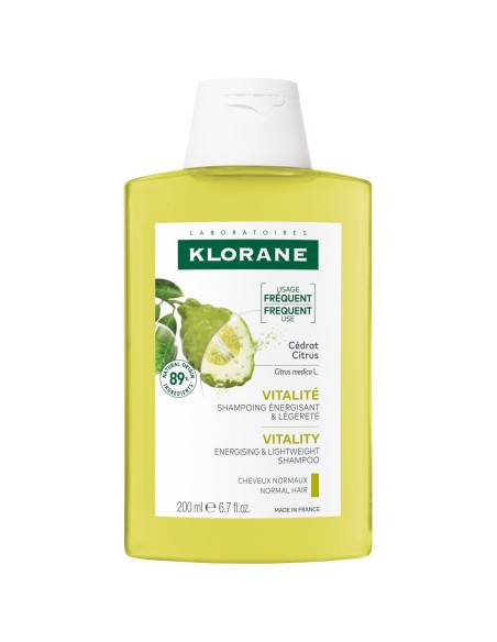 Klorane energizirajući i lagani šampon s citrusom