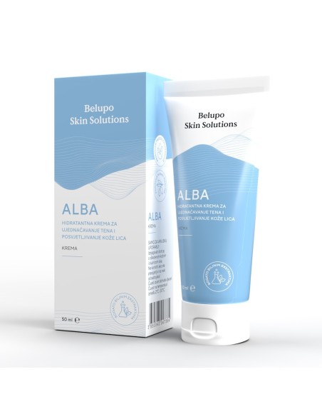 Belupo Skin Solutions Alba hidratantna krema za ujednačavanje tena i posvjetljivanje kože lic