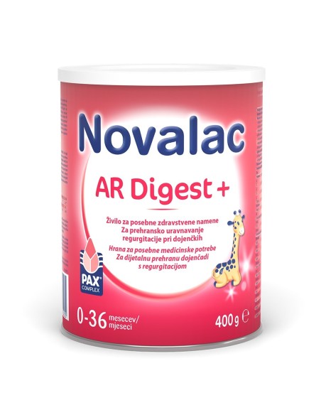 Novalac AR Digest + mliječna hrana za dojenčad i malu djecu s regurgitacijom