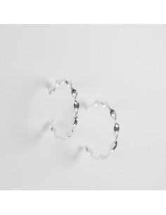Farma Bijoux Hipoalergene naušnice Spiral Hoops C904-30M 2