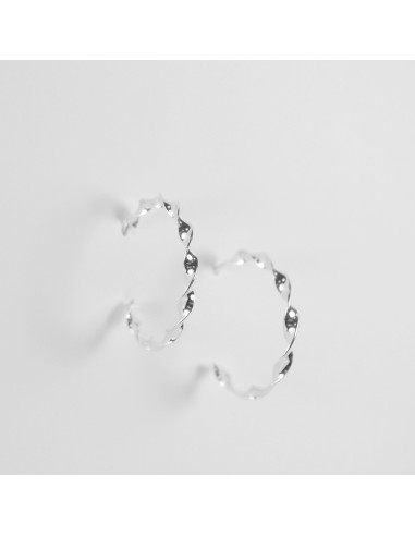 Farma Bijoux Hipoalergene naušnice Spiral Hoops C904-30M
