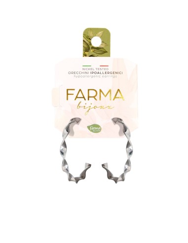 Farma Bijoux Hipoalergene naušnice Spiral Hoops C904-30M